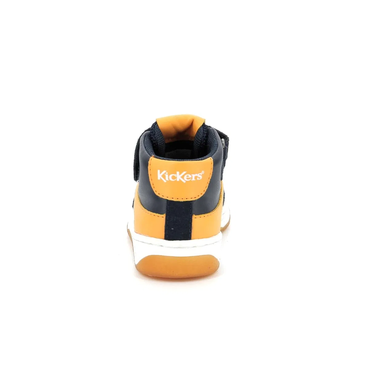 Детские кроссовки для мальчиков с текстурой Kickalien Kickers, Navy Bianco Arancione — фото 3