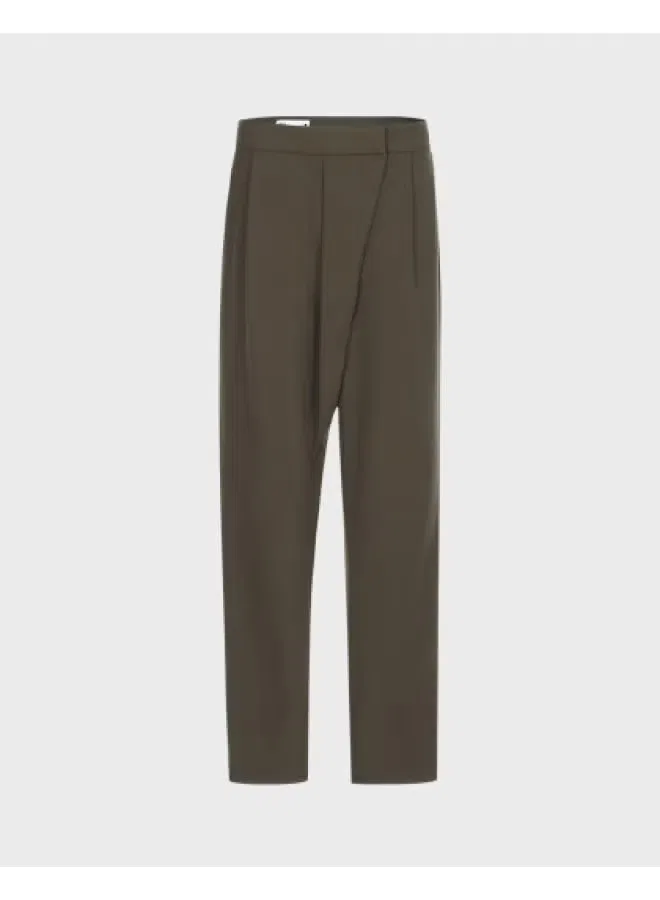 Брюки прямые оливковый, Zara