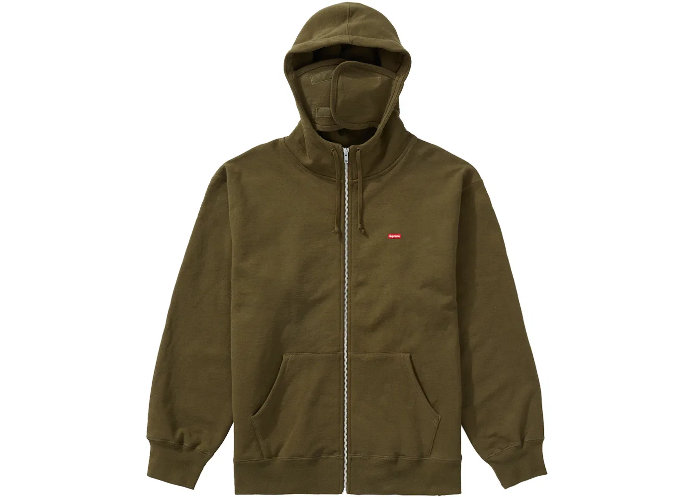 Мужской худи с принтом Supreme Sweatshirt (FW21), Dark Olive — фото 2