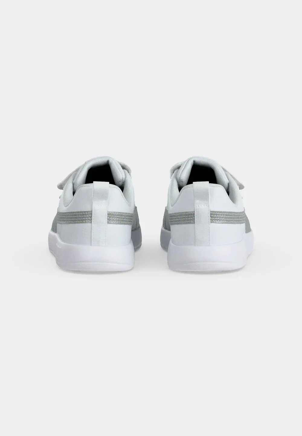Courtflex унисекс - тренировочные кроссовки Puma, White/Silver-Coloured — фото 4