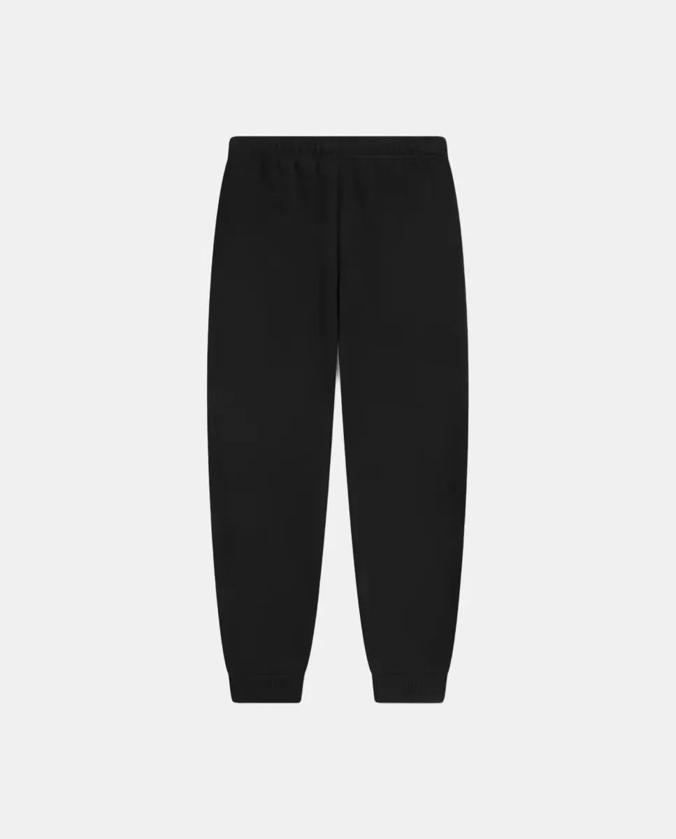 Детские спортивные штаны из футера Lacoste, Negro — фото 2