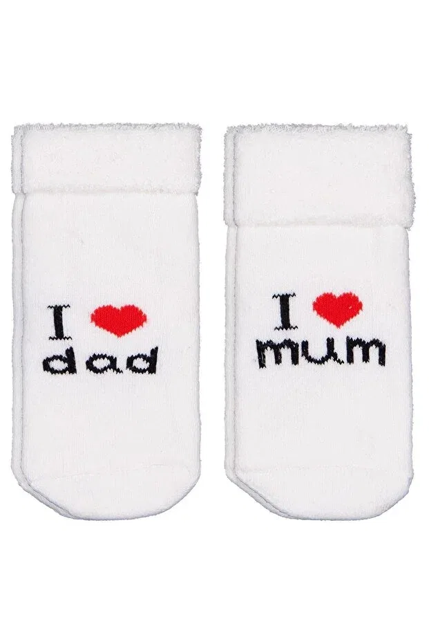 Детский комплект носочков для девочек с вышивкой I Dad Curly Towel Civil Baby, Standard — фото 3