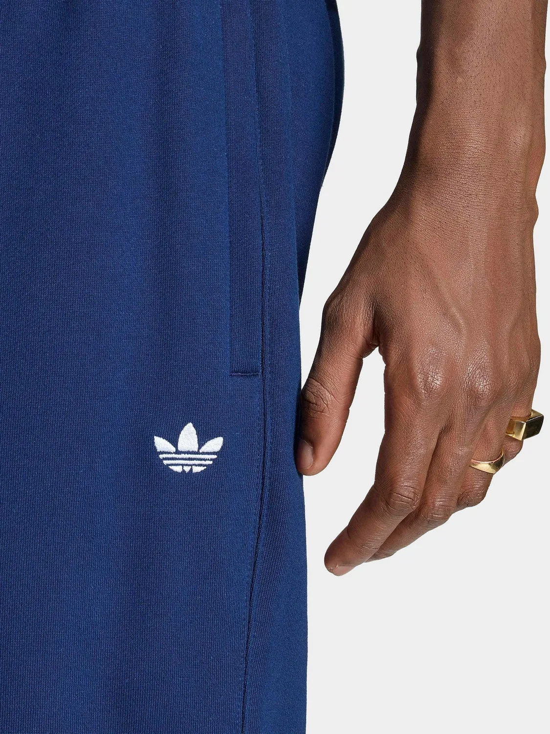 Джоггеры Open Hem, adidas Originals, синий — фото 4