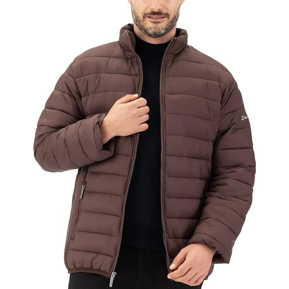 

Пуховик Alpine Swiss Niko Mens, коричневый