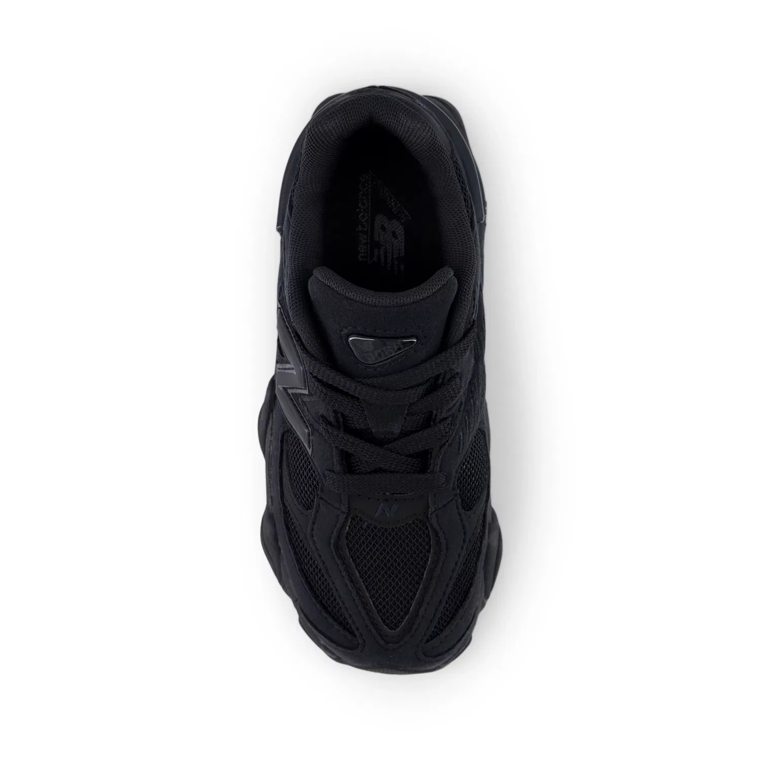 Детские кроссовки с шнуровкой 9060 Lace New Balance, Black With Phantom — фото 4