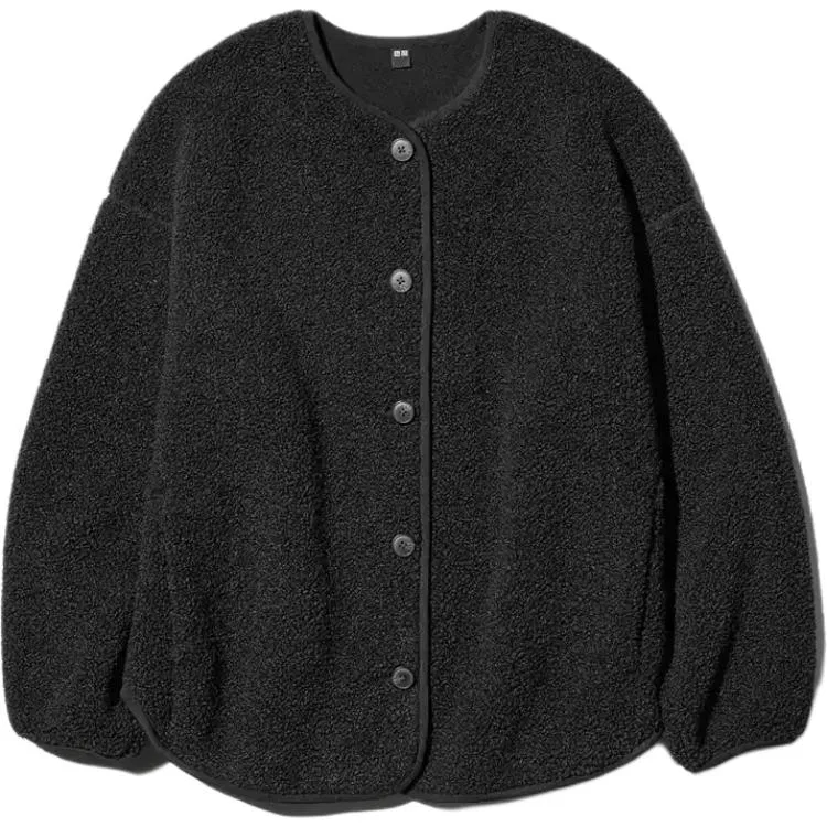 Женский бархатный пиджак с моделью FW26, UNIQLO, Black