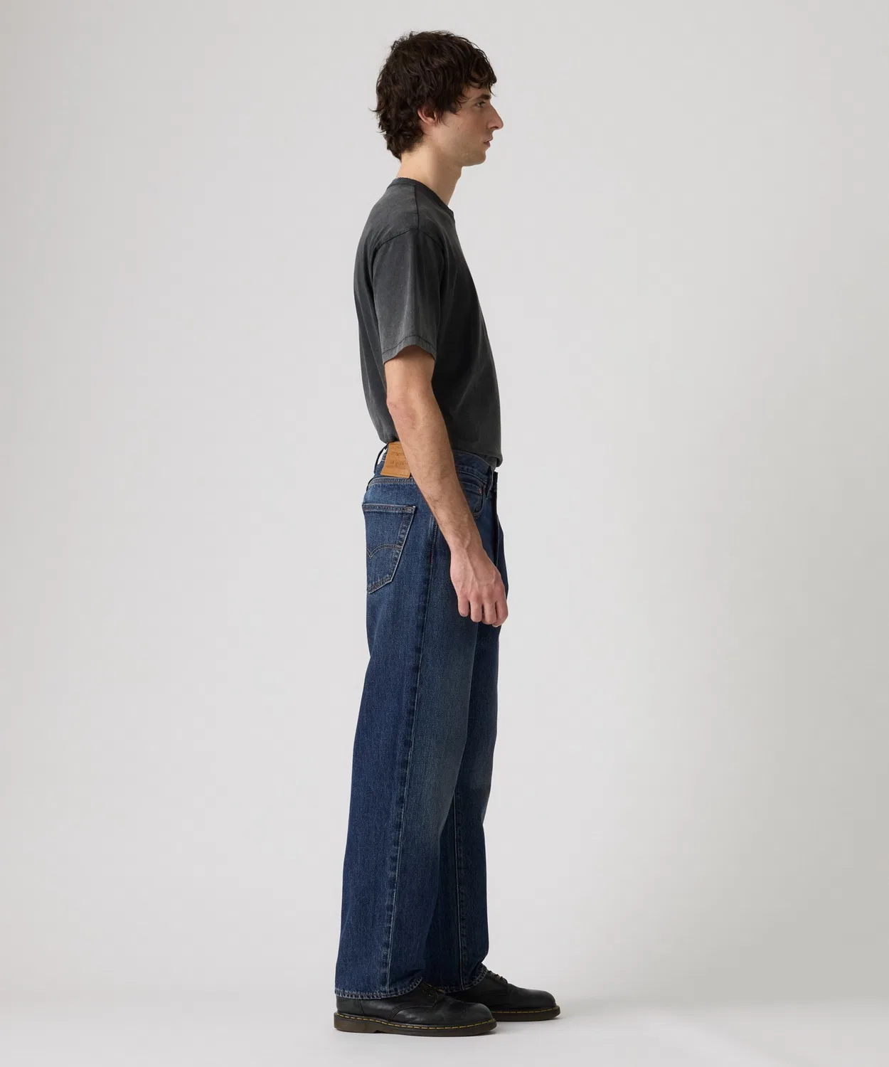 Мужские джинсы свободного кроя 568 Loose Straight Levi's, Dark Indigo Blue — фото 3