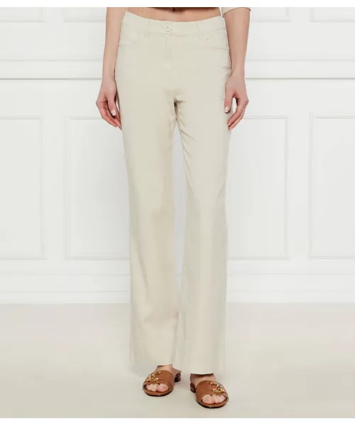 

Брюки Flare fit Marc Cain, бежевый