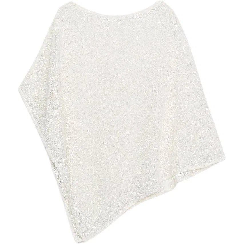 Женская пальто-накидка с длинным рукавом ZARA, Raw White