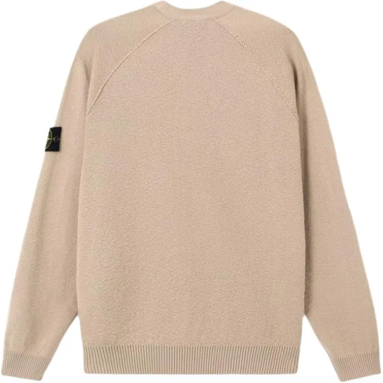 Мужской свитер с круглым вырезом, вязаный, STONE ISLAND, Desert — фото 3