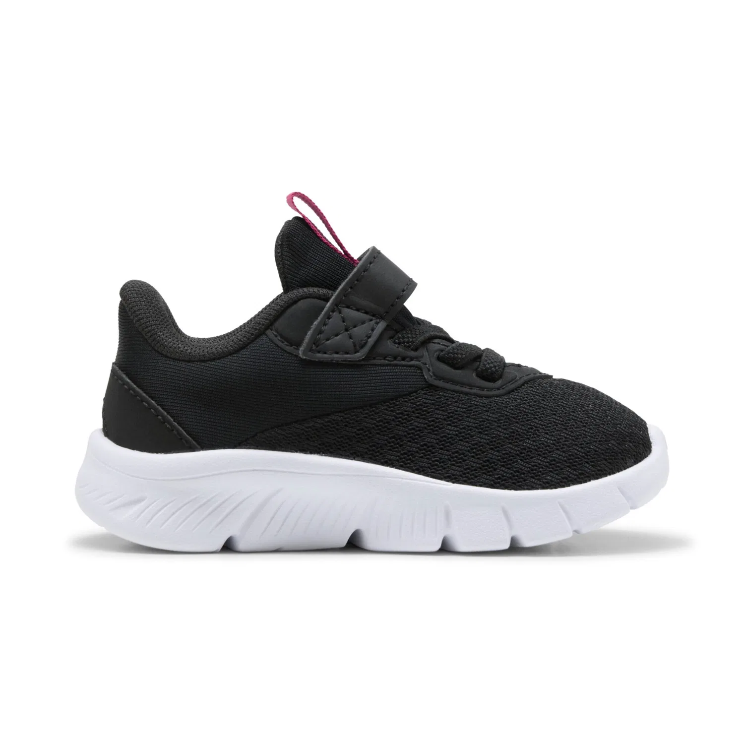 Детские кроссовки с липучкой FLEXFOCUS MODERN BLAZE FADE AC INF PUMA, Black/Pink/White — фото 3