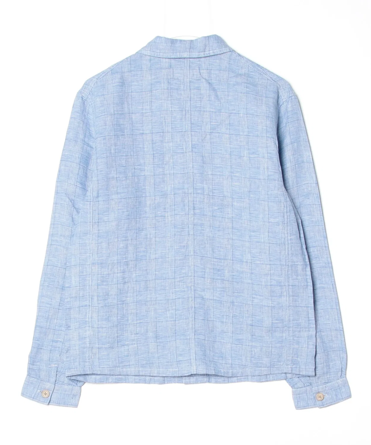 Мужская рубашка-оверсайз с длинным рукавомGlen Plaid POLO RALPH LAUREN, Blue — фото 4