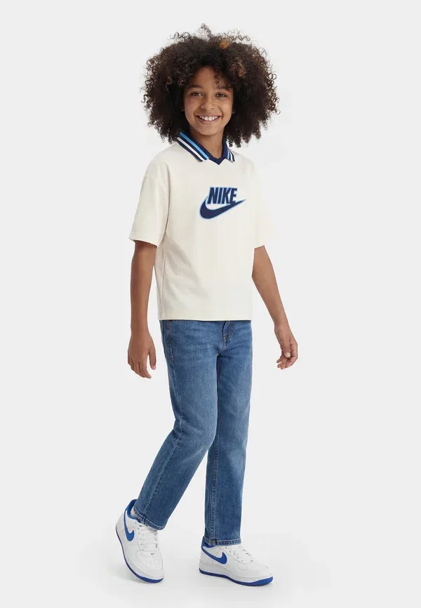 Футболка с принтом Nike Sportswear, темно-синий/жемчужный