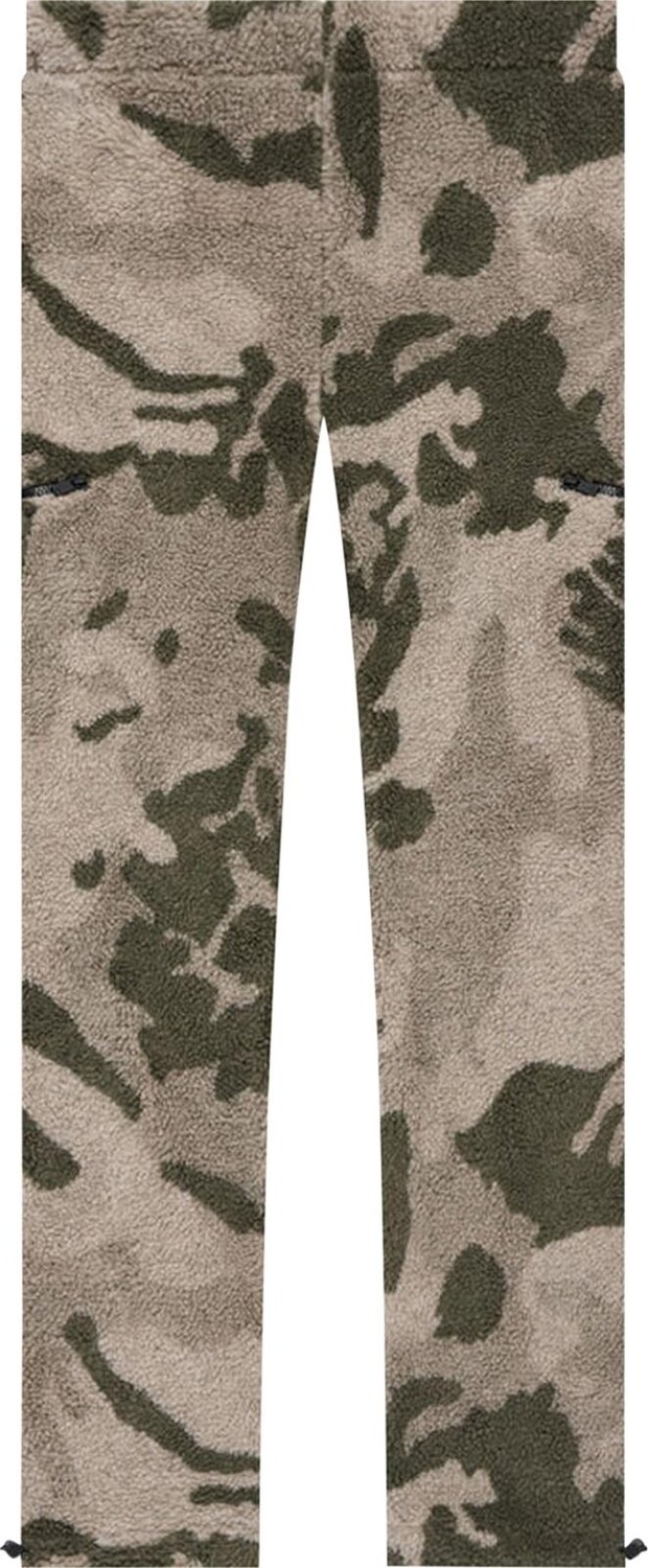 Брюки Fear of God Essentials Polar Fleece Pant 'Camo', разноцветный — фото 3