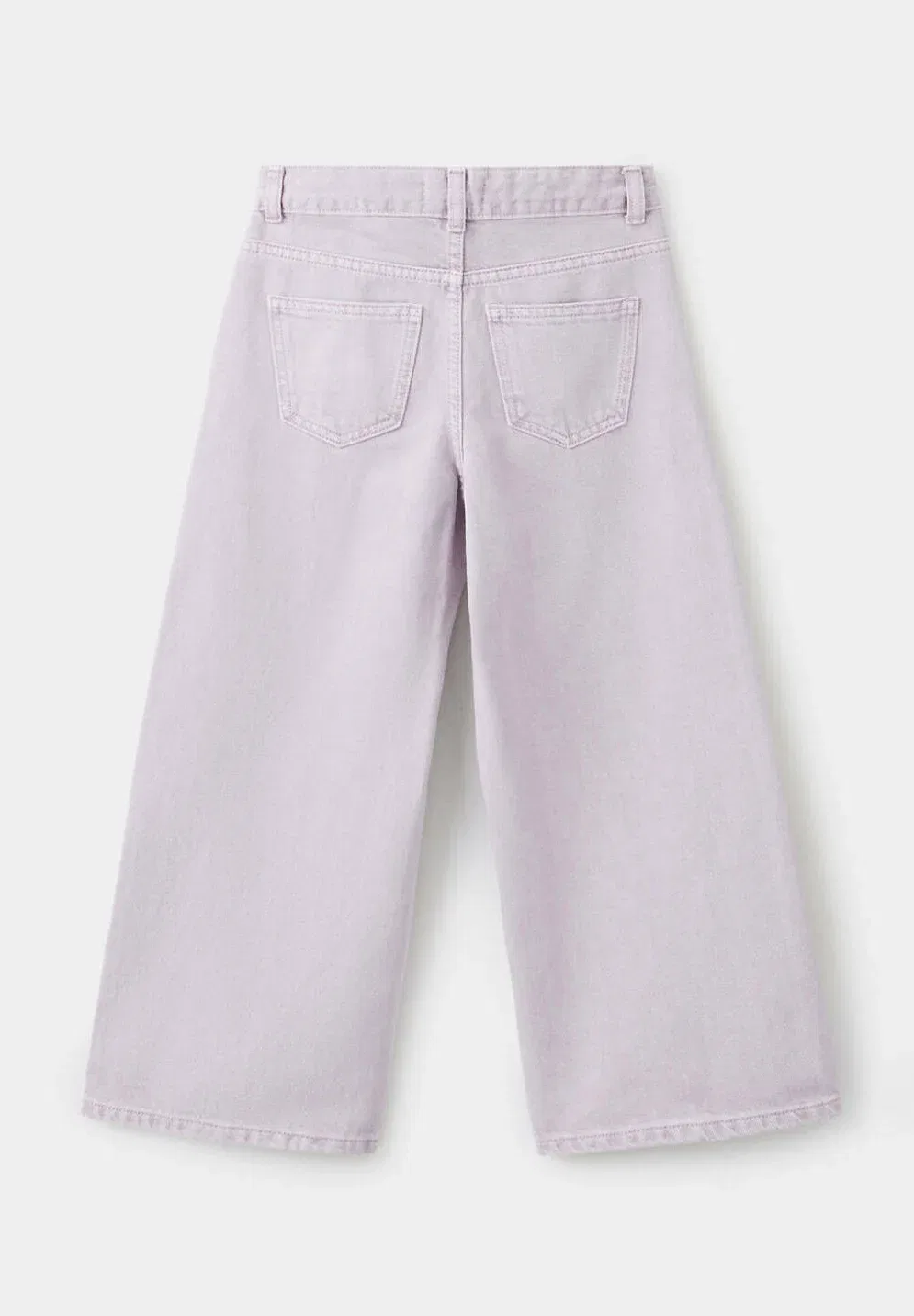 Детские джинсы свободного кроя Mango Kids, Lilac — фото 2