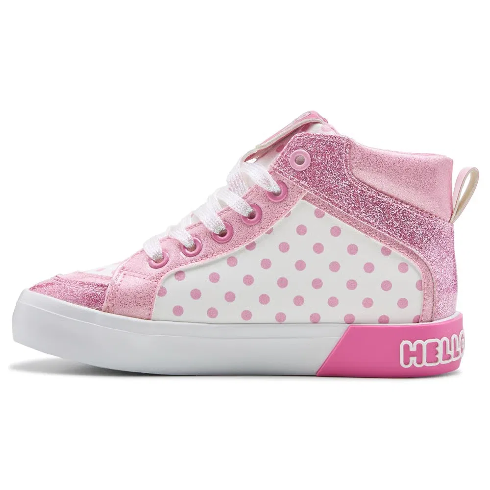 Детские высокие кроссовки Hello Kitty, Pink Multi — фото 3