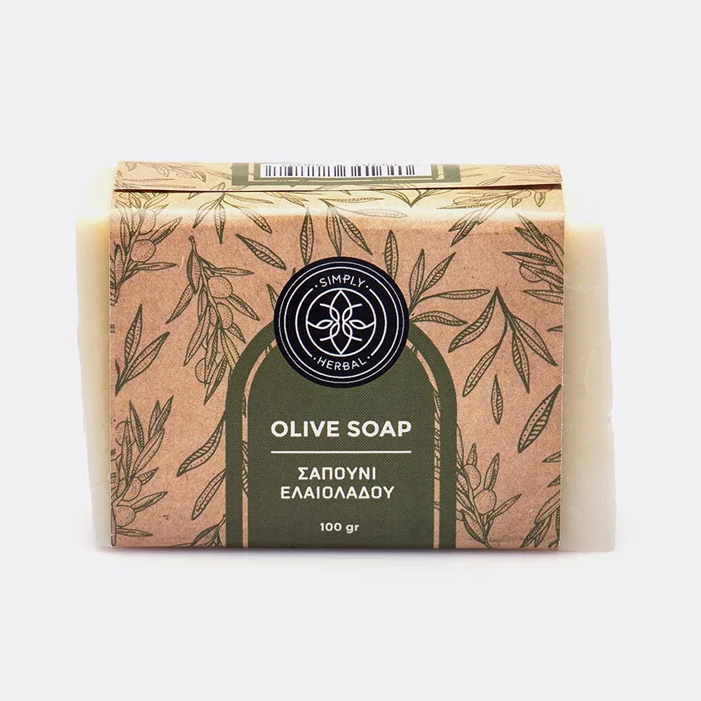 Мыло Vegetable Pure Olive Oil Soap, SIMPLY HERBAL, 100 г Simply Herbal Simply Herbal Cosmetics