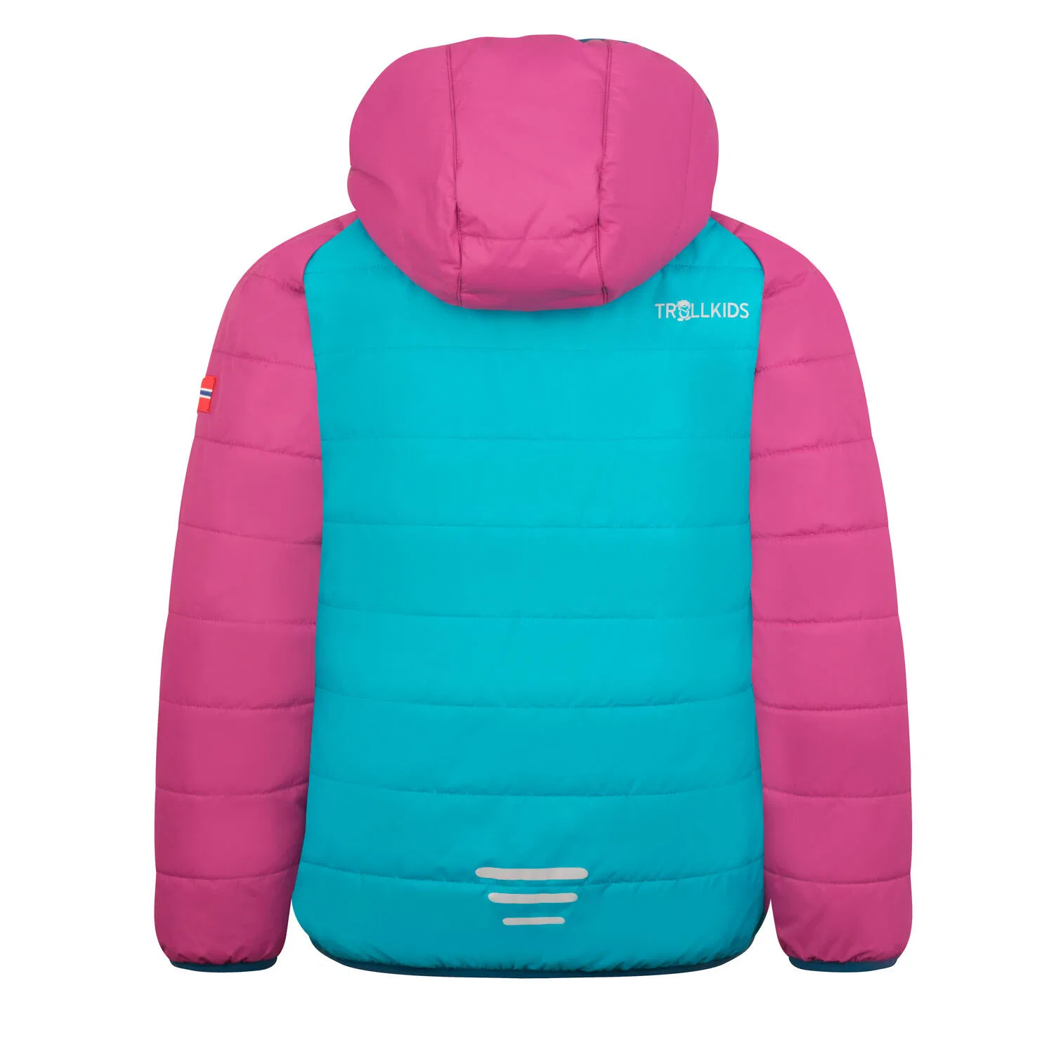 Детская зимняя куртка для девочек Hafjell Snow Jacket XT Trollkids, Navyblau Turkisblau — фото 2