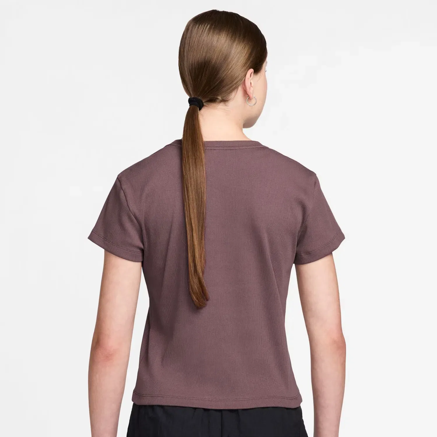Женская футболка из эластичного хлопка Nike, Morado — фото 2