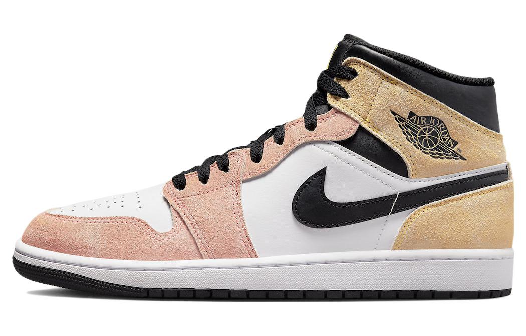 Кроссовки Air Jordan  1 Mid SE 'Flight Club', Розовый — фото 2