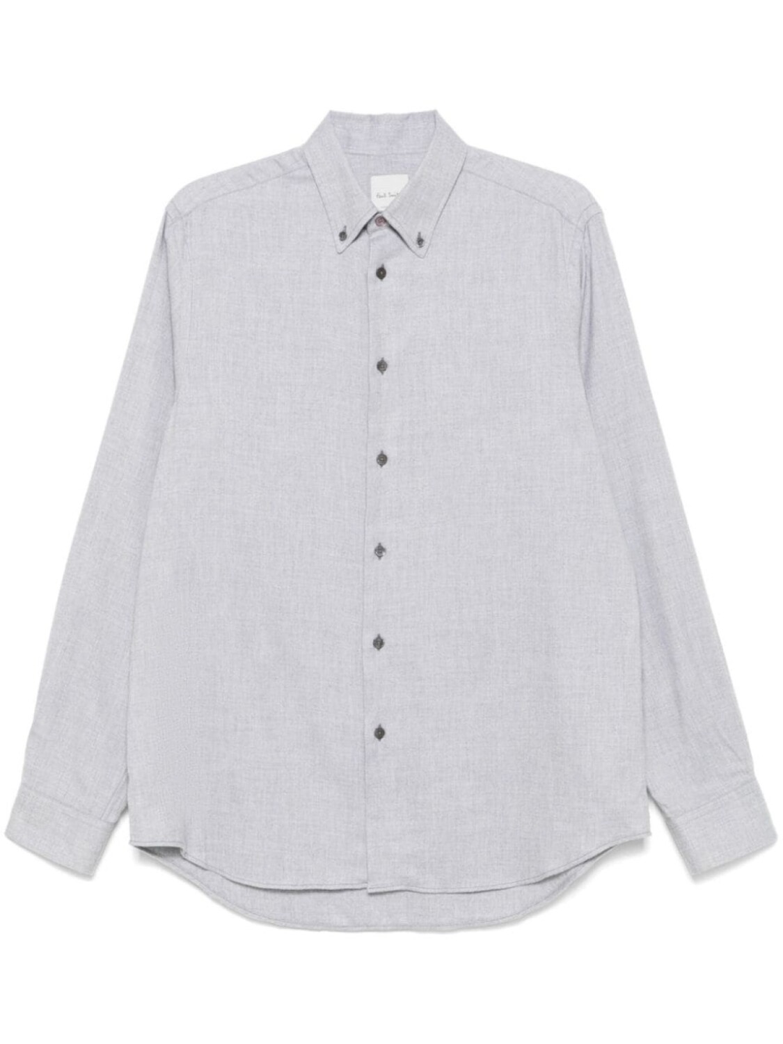 

Куртка-рубашка с узором в елочку Paul Smith, серый