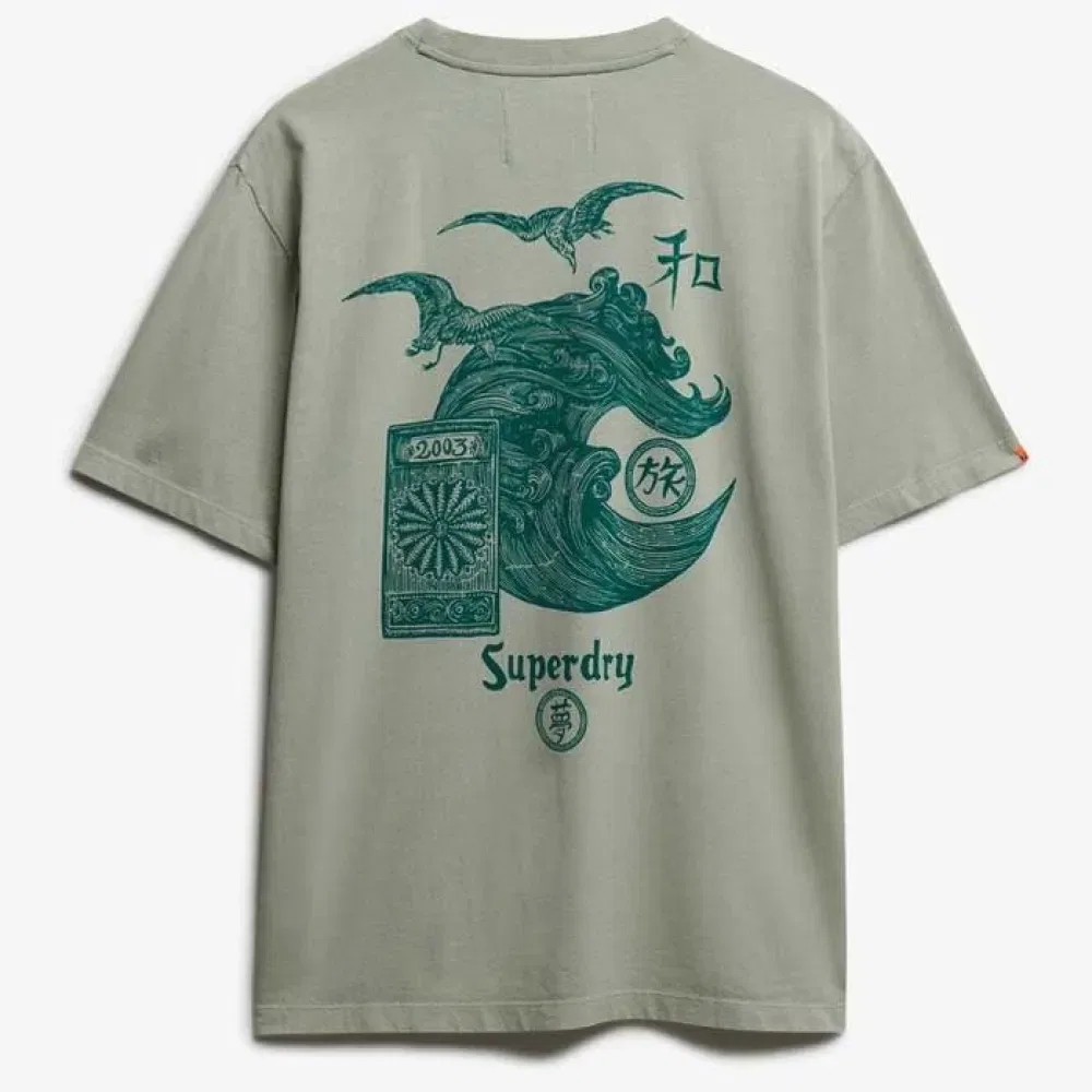 Футболка свободного кроя Tokyo Narrative Superdry, серый — фото 4
