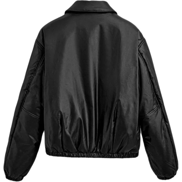 Мужская куртка-пуховик с воротником-стойкой Black ZARA, Черный — фото 3