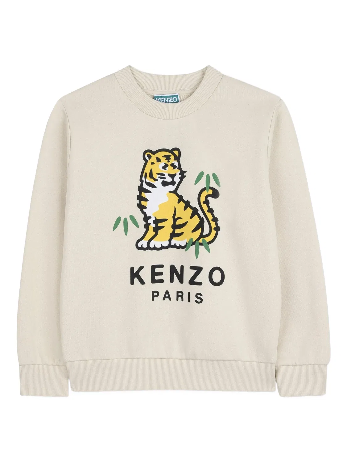 Свитшот с тигровым принтом Kenzo, нейтральные