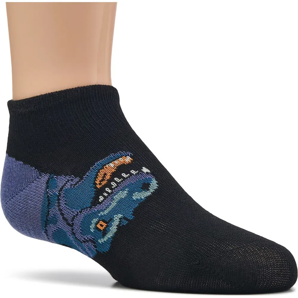 Набор из 6 детских низких носков Sof Sole, Black Dinosaur Assorted — фото 2