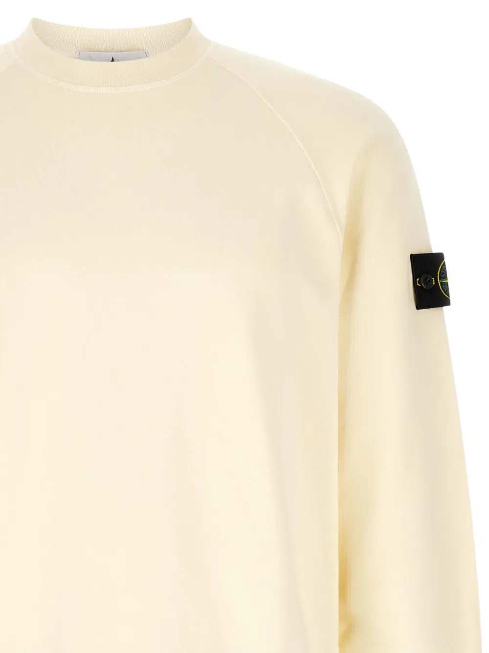 Свитшот хлопковый 6100008 Stone Island, бежевый — фото 3