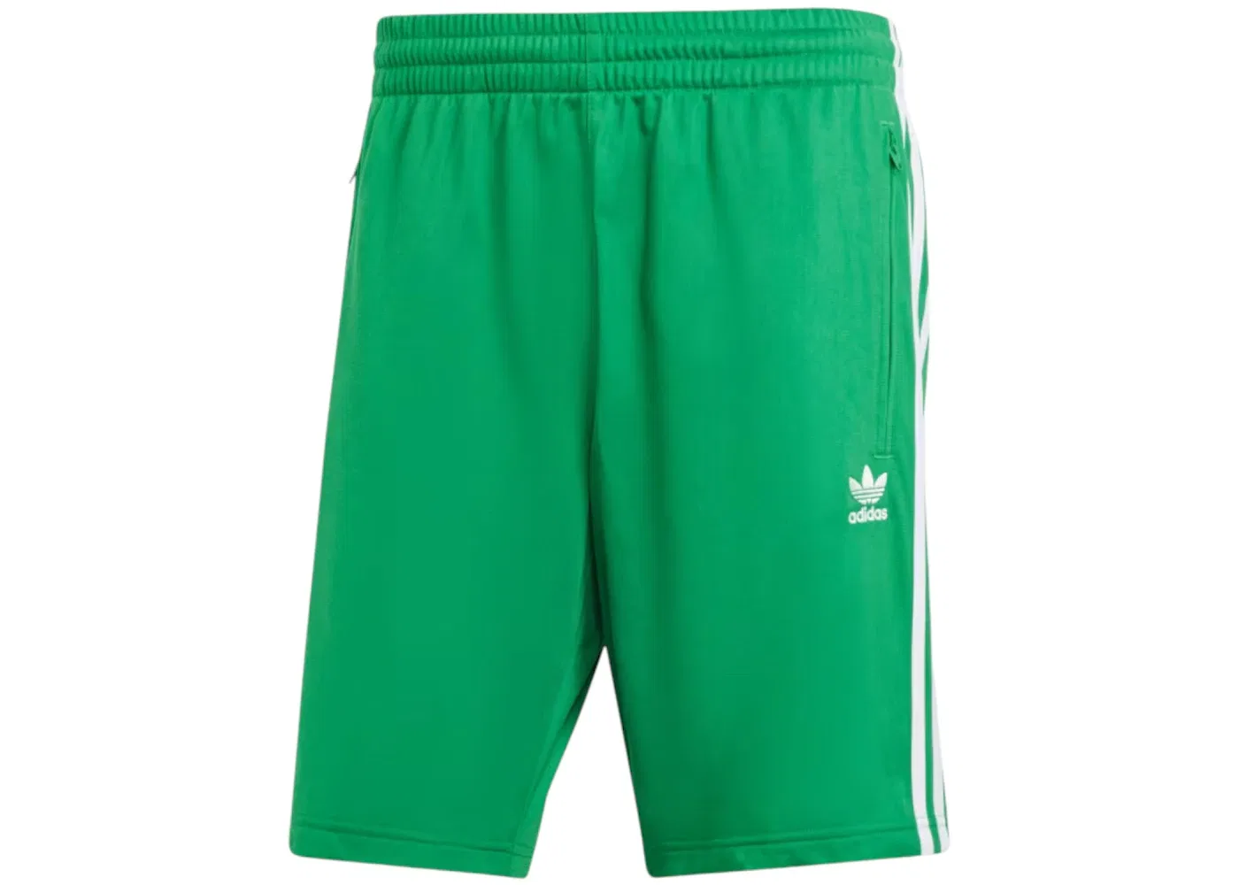 Мужские шорты с длиной до колена Adidas Adicolor Firebird, Green/White