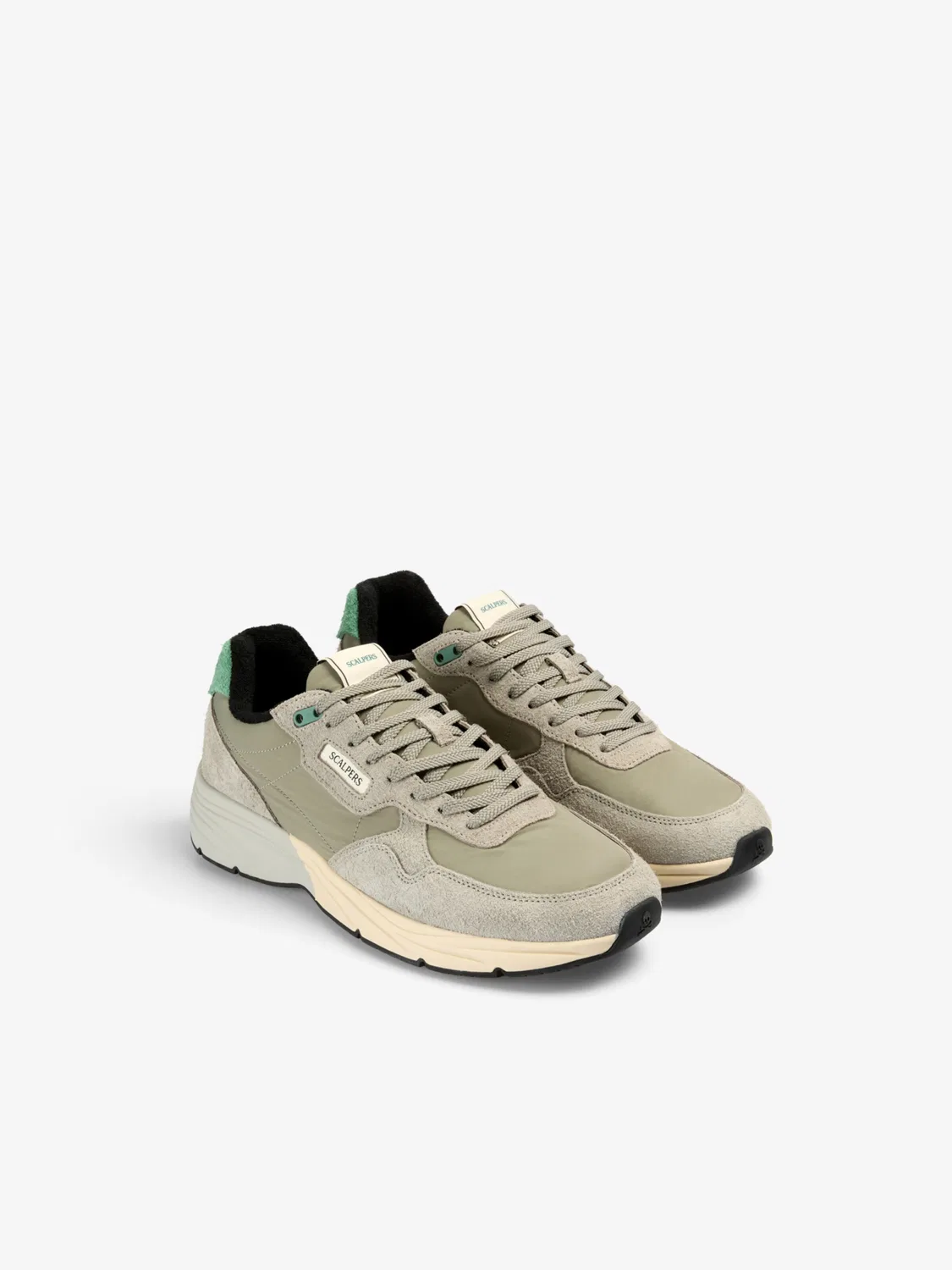 Кроссовки ' ' Scalpers, Green/Khaki — фото 2
