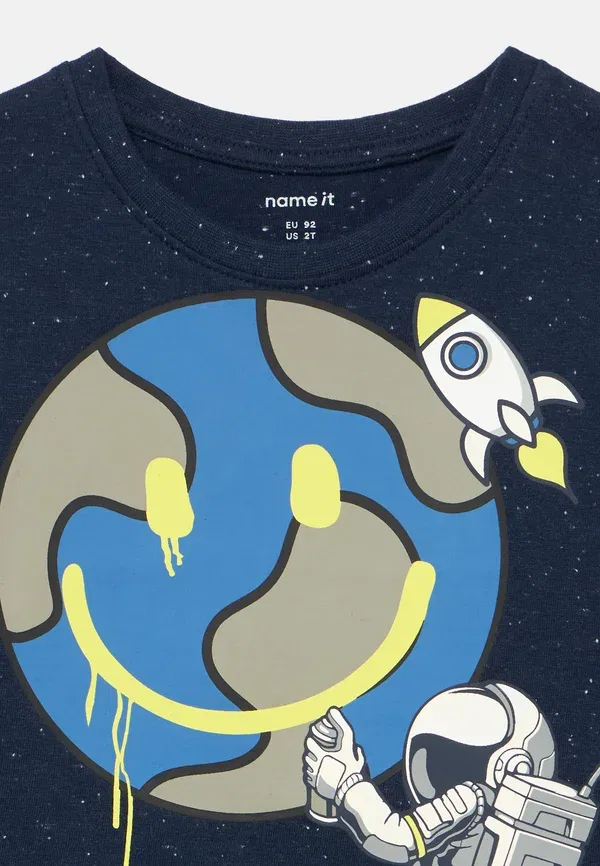 Футболка с принтом Space Nasa Name It, темно-синий blazer — фото 3