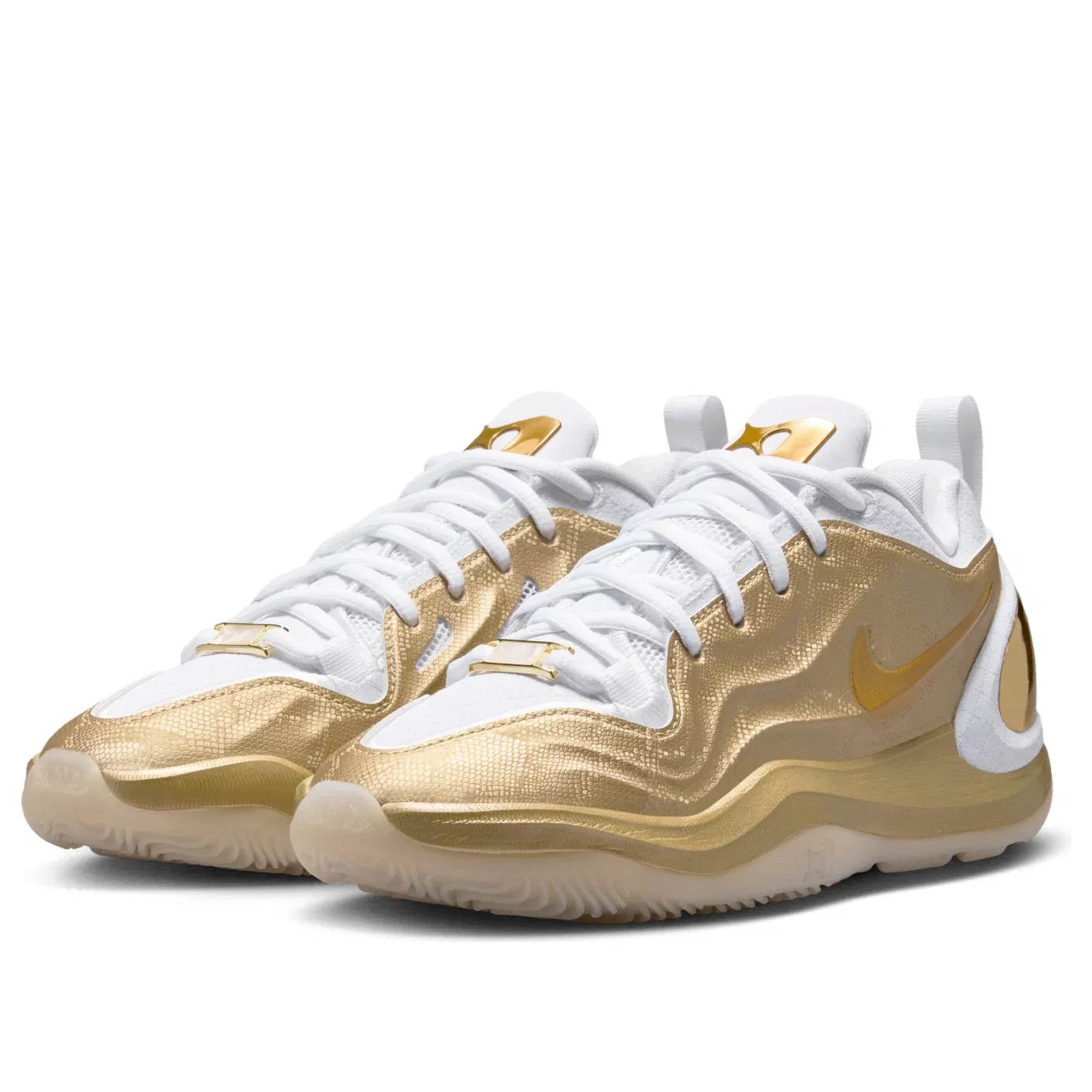 Детские кроссовки для баскетбола с низким верхом A'Two Gold Standard Nike, золотистый — фото 4
