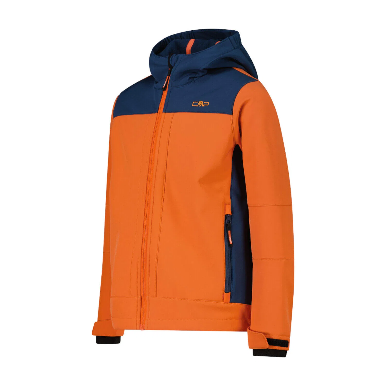 Детская софтшелл-куртка с капюшоном для мальчиков Fix Hood Cmp, Mango Schwarz — фото 2