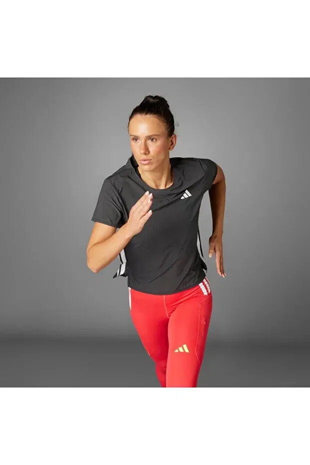 Женская футболка с коротким рукавом Adizero Adidas, Gray