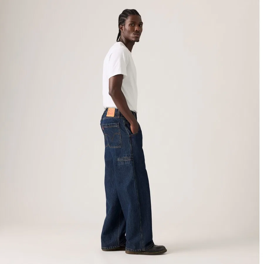 Джинсы-карго LEVI'S Baggy 'EXTRA BAGGY UTILITY' темно-синего цвета — фото 4