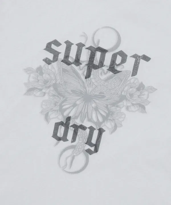 Футболка с длинным рукавом Indi Slouch Superdry, белый — фото 4