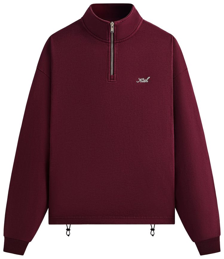 

Пуловер Kith Nelson Quarter Zip Pullover, красный