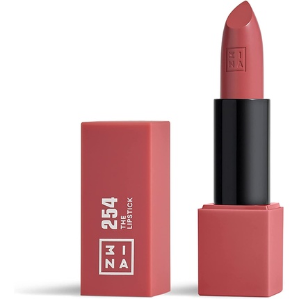 

Макияж The Lipstick 254 Dark Pink Nude с витамином Е и маслом ши — веганский и без жестокости, 3Ina