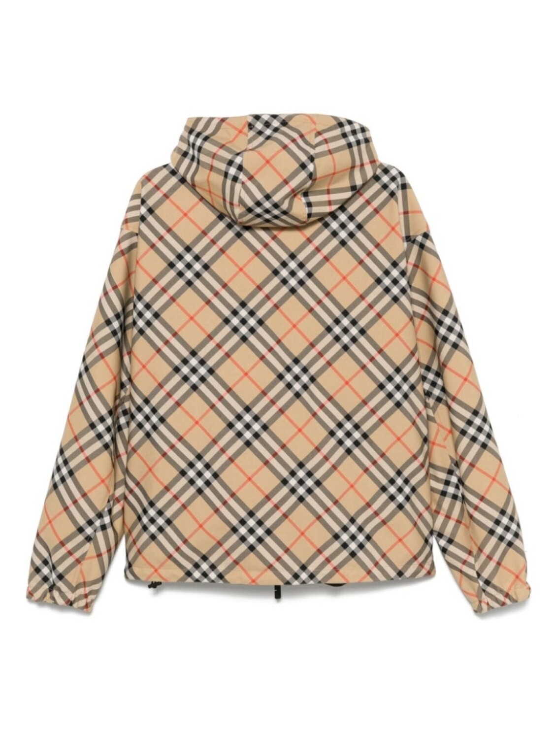 Винтажная двусторонняя куртка Burberry в клетку, нейтральный цвет — фото 2