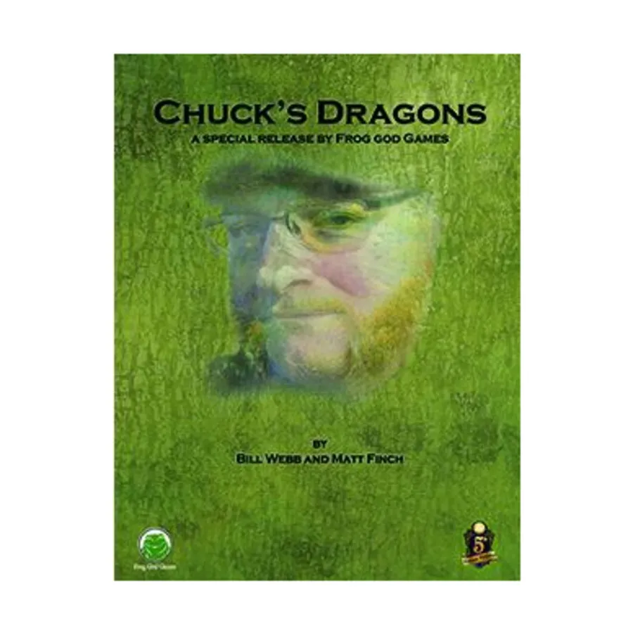 

Chuck's Dragons (5E), D&D 5e Adventures, Sourcebooks & Supplements (Frog God Games), мягкая обложка