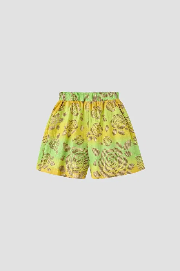 Детские шорты для девочек желтые Lia Lea, Yellow