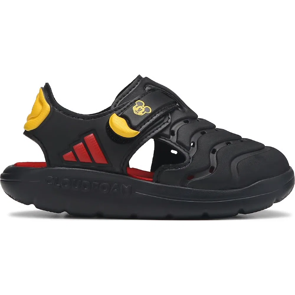 Детские сандалии для воды Mickey Mouse для малышей Adidas, Black Mickey Multi — фото 2
