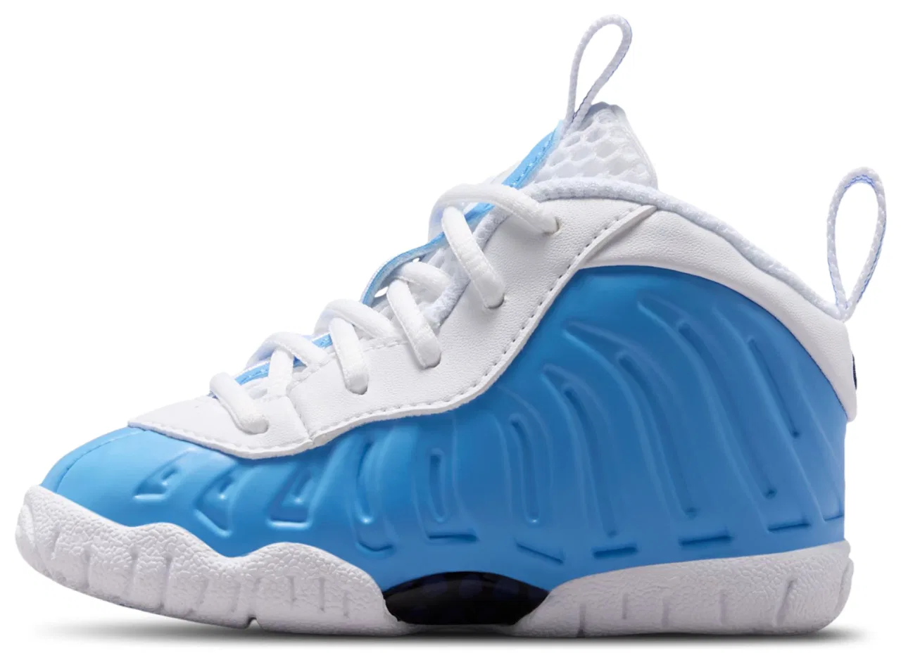 Детские кроссовки Little Posite Pro Nike, цвет University Blue/White/Midnight Navy — фото 2