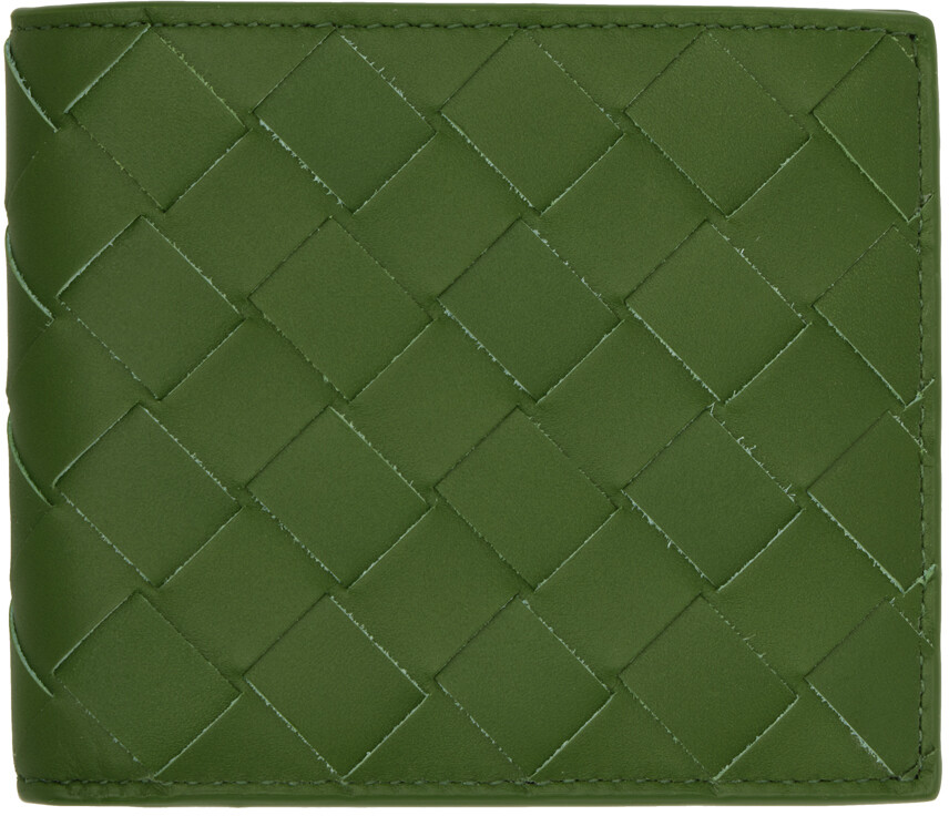 

Зеленый бумажник в два сложения Bottega Veneta