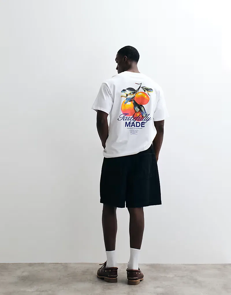 Футболка Levi's с фруктовым принтом, белая
