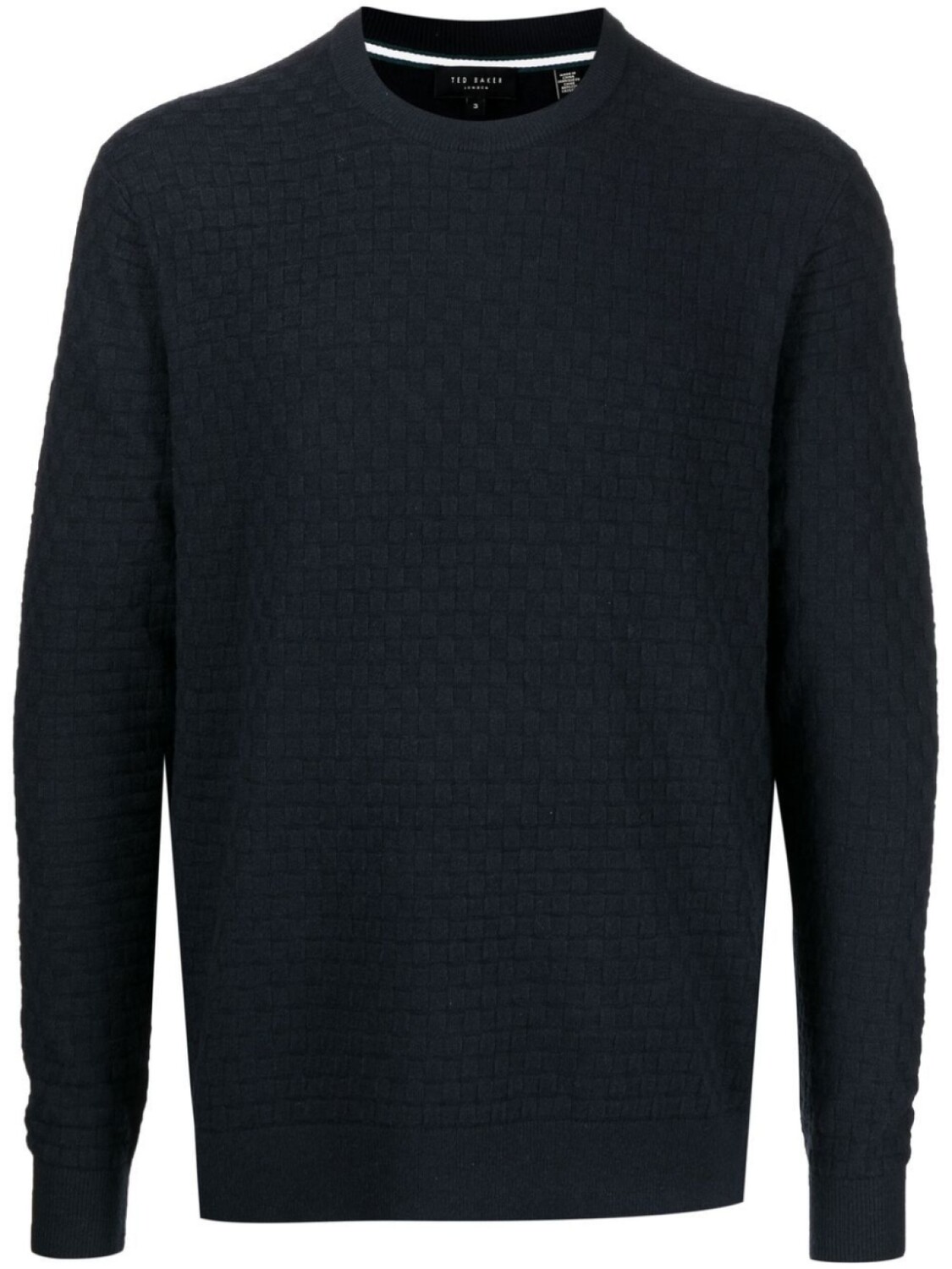 

Фактурный джемпер Lentic Ted Baker, синий
