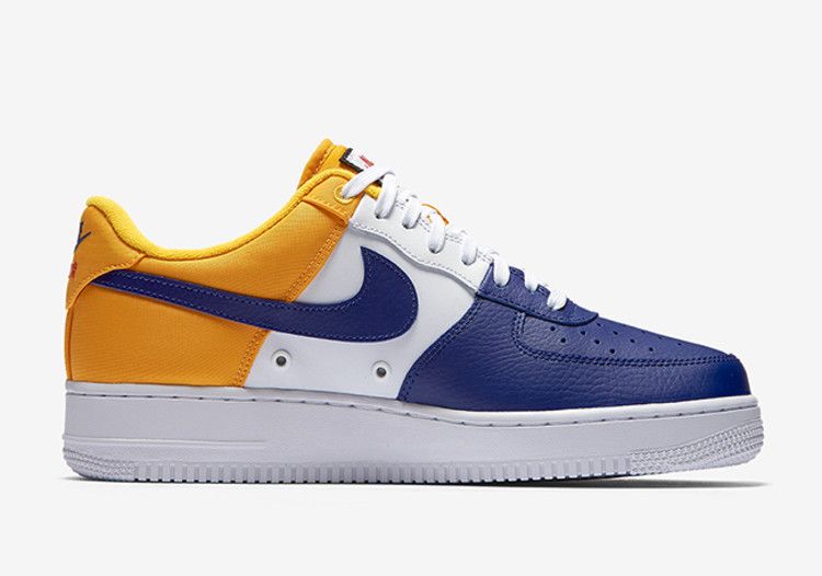 Кроссовки Nike Air Force 1 Low Mini Swoosh 'FC Barcelona', синий — фото 4