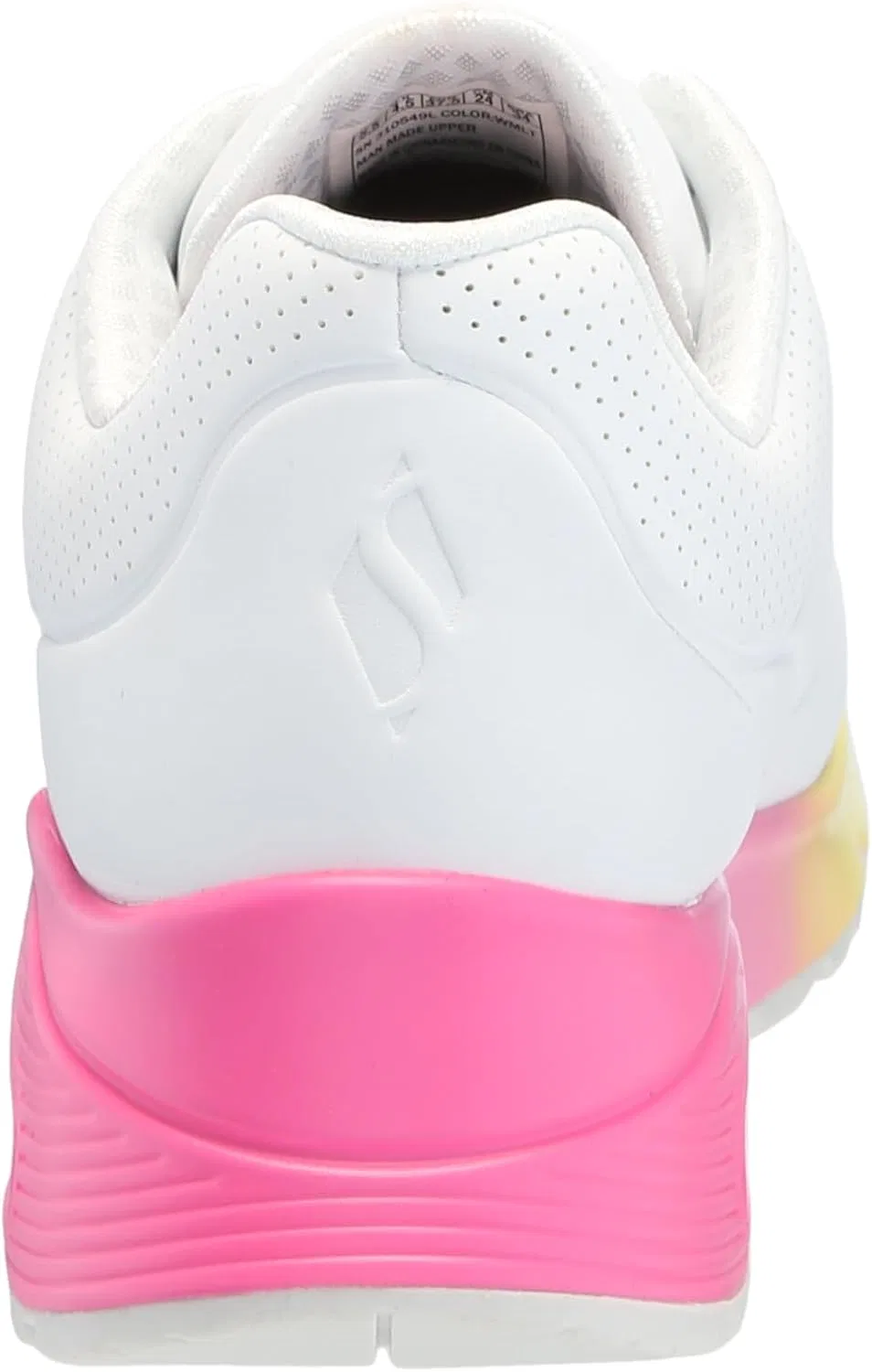Детские кроссовки для девочек Pop of Ombre Skechers, White/Multi — фото 3